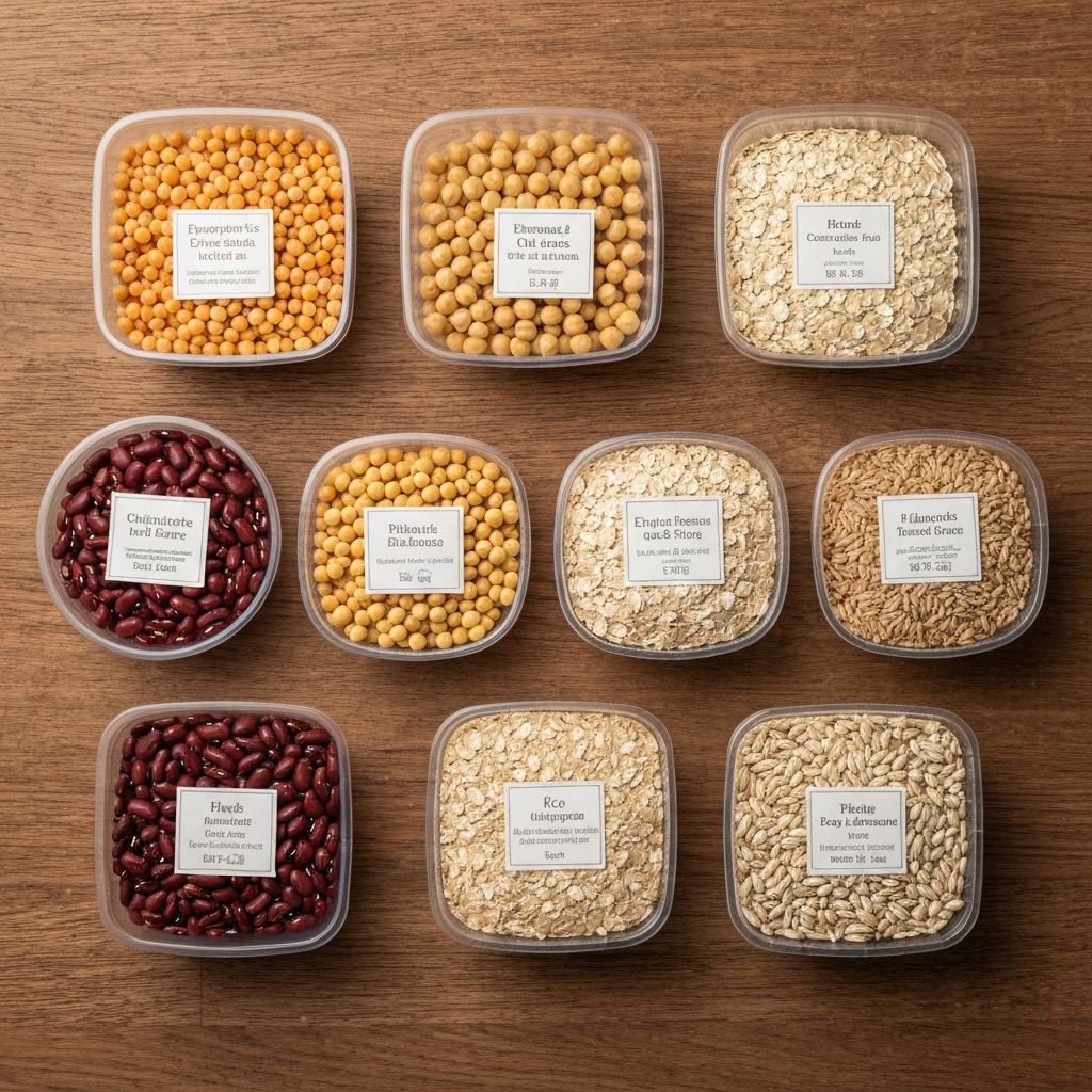 Bab és gabona csomagolások és etiquettázás